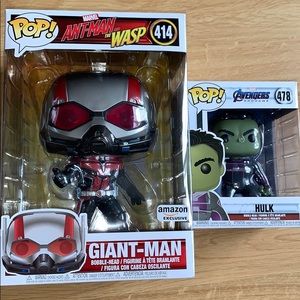 Giant Ant-Man/ Hulk Funko POP Bundle